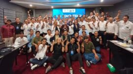 FOTO: Para peserta mengikuti pengujian sesuai jenjang kompetensi Muda, Madya, dan Utama. @by_News9.id