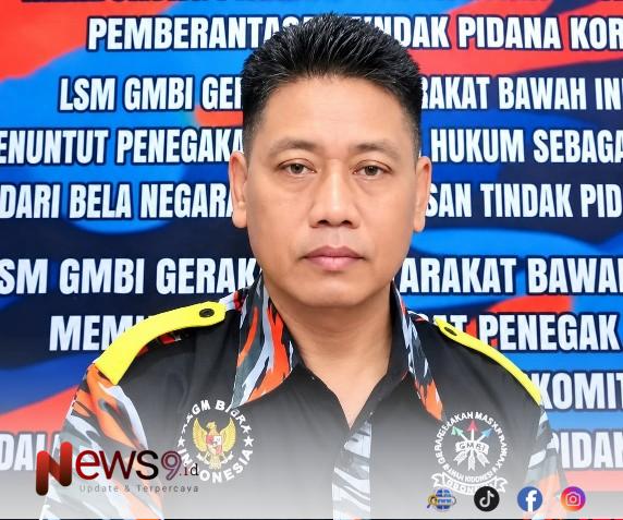 FOTO: Bambang Sugeng Widodo, Ketua LSM Gerakan Masyarakat Bawah Indonesia (GMBI) Distrik Madiun Raya, @by_News9.id