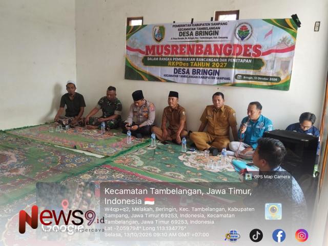 FOTO: Musyawarah Perencanaan Pembangunan Desa (Musrenbangdes). @by_News9.id