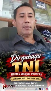 Pj Kades Kotah Jrengik Sampang Apresiasi 81 Tahun Pengabdian TNI