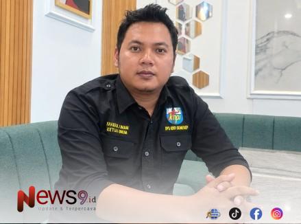 FOTO: Khairul Umam, Ketua Dewan Pengurus Daerah Komite Nasional Pemuda Indonesia (DPD KNPI) Kabupaten Sumenep, @by_News9.id