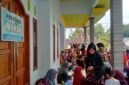 FOTO: Pelayanan kesehatan dasar masyarakat melalui kegiatan rutin Pos Pelayanan Terpadu (Posyandu). @by_News9.id