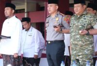 FOTO: Bupati Fauzi pada upacara peringatan Hari Santri Nasional 2026. @by_News9.id