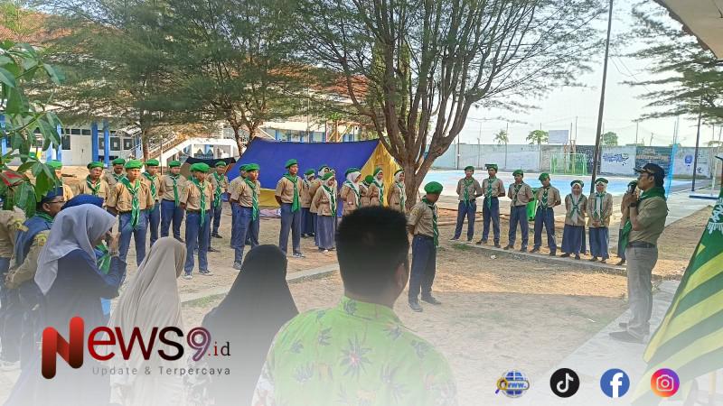 FOTO: Perkemahan Penerimaan Tamu Kerabat dan Pelantikan Dewan Kerabat. @by_News9.id