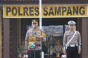 FOTO: Kapolres Sampang AKBP Anang Hardiyanto saat memimpin Apel. @by_News9.id