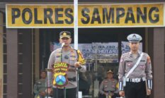 Kapolres Sampang Pimpin Apel, Operasi Patuh Semeru 2026 Dimulai