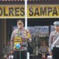 FOTO: Kapolres Sampang AKBP Anang Hardiyanto saat memimpin Apel. @by_News9.id