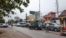 FOTO: Kawasan Antrian kendaraan dan ensiden Perkelahian dan pemukulan. @by_News9.id