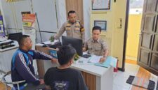 FOTO: Korban Pengroyokan membuat laporan di Polres Probolinggo. @by_News9.id