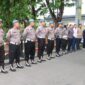 FOTO: Iptu Suwandi, Kasi Propam Polresta Sumenep, saat memimpin apel Gaktibplin. @by_News9.id
