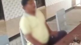FOTO: Asmawi bin Mahruno, yang telah ditetapkan sebagai tersangka dalam perkara dugaan penebangan pohon. @by_News9.id