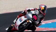 FOTO: Veda Ega Pratama finis posisi 11 di Moto3 Jepang 2026 setelah memulai balapan dari urutan 18. @by_News9.id