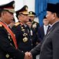 FOTO: Presiden Prabowo Subianto pada pelantikan 18 pejabat negara di Istana Negara, Jakarta, @by_News9.id